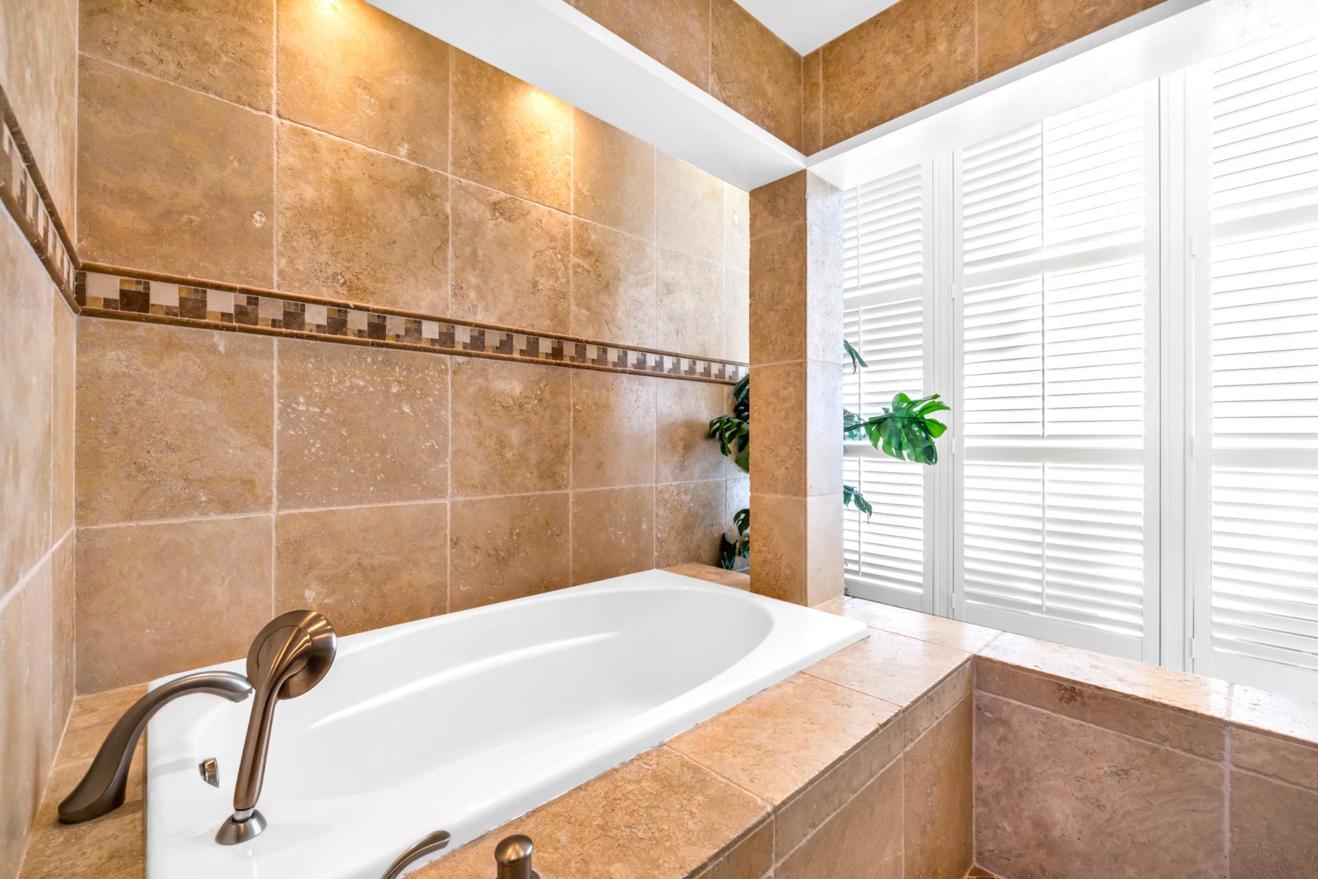 Unwind in a soothing bath after a day of adventure