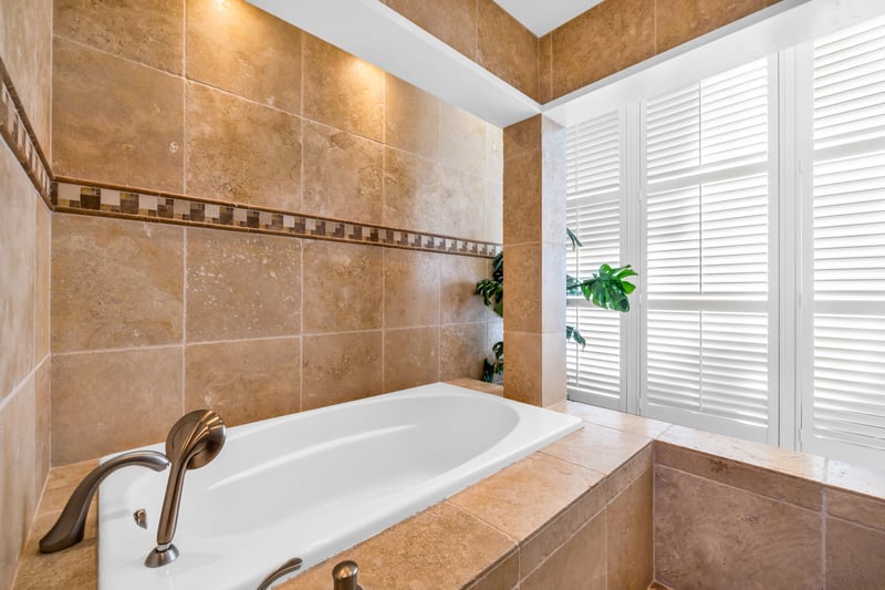 Unwind in a soothing bath after a day of adventure