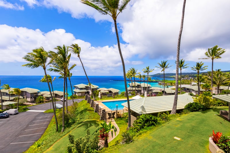 Pool and BBQ area is perfect for families and the Kapalua Coastal Trail is steps away!     