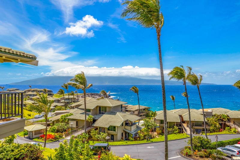 Take in panoramic coastal views from your own peaceful, sunlit slice of Maui     