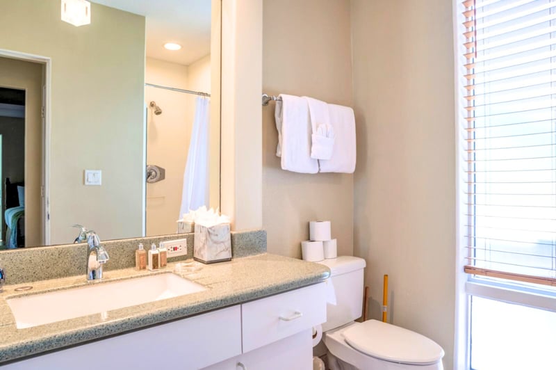 Soft textures and clean finishes create a relaxing space to soak, prepare, or simply enjoy a moment of calm     KBV-16G4