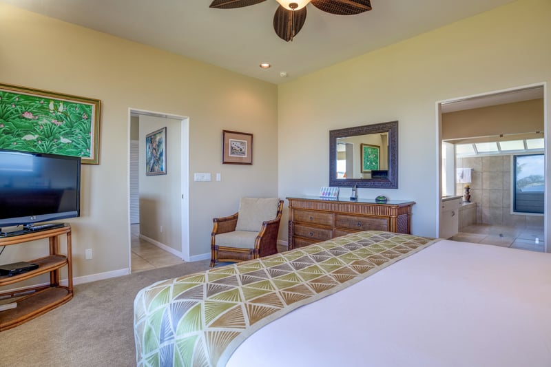 A perfect blend of light, texture, and warmth makes this bedroom your own peaceful oasis by the sea     KBV-16G4