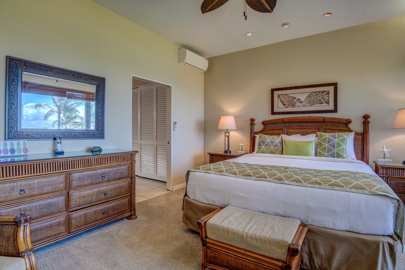 Relax, recharge, and renew in a bedroom where the island’s essence meets tasteful, refined interior design    KBV-16G4