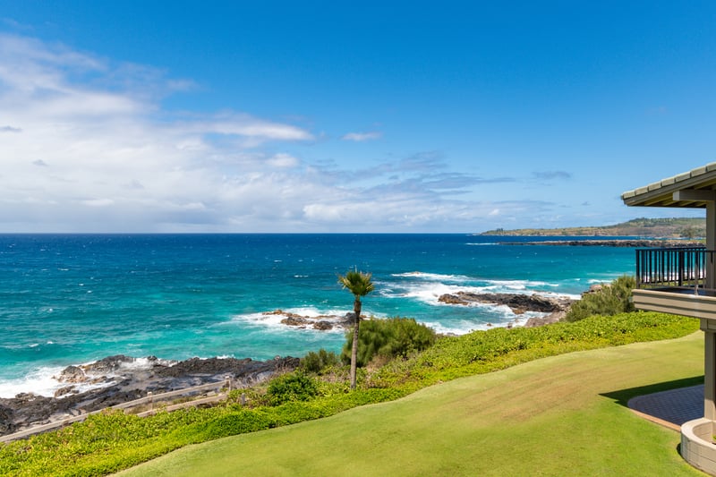 Feel the pulse of paradise where rugged shoreline meets the rhythmic shimmer of endless aquamarine