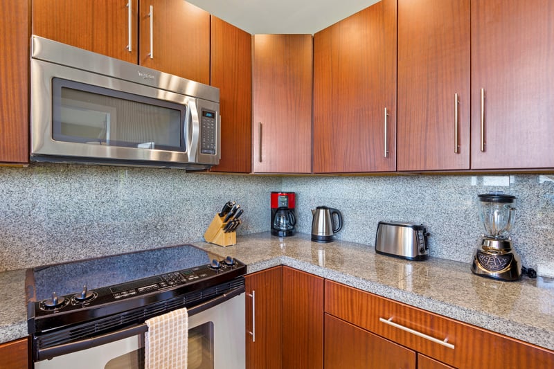 Bright, modern, and efficient—this kitchen is as functional as it is beautiful KBV-30G2