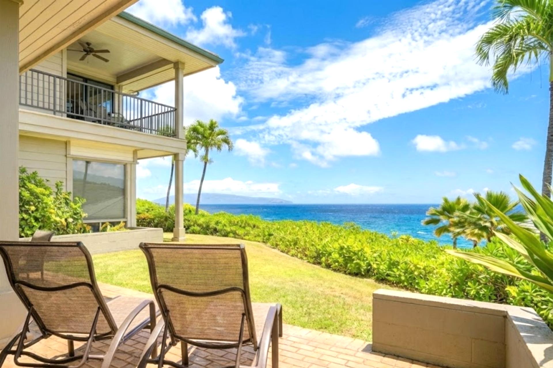 Feel the ocean breezes as you lounge on your private lanai.