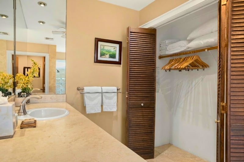 Plenty of space to unpack, unwind, and enjoy your vacation.