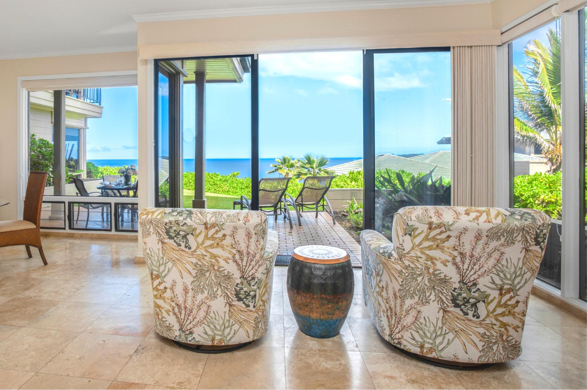 Gorgeous ocean views and natural light. 