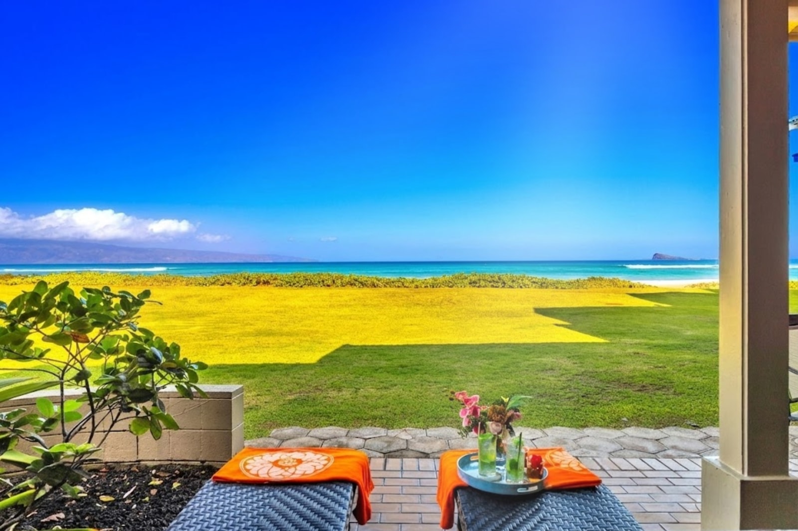 Soak in uninterrupted ocean views and golden coastal light from your private lanai.