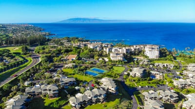 Breathtaking coastal resort community with ocean views and lush greenery.