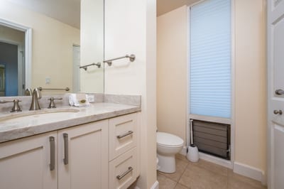 Enjoy your personal sanctuary with soft lighting, granite surfaces, and a bath designed for indulgence