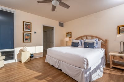 Designed with elegance and ease, this master bedroom is your peaceful retreat in a place where time slows down