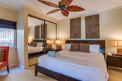 Whether curling up with a book or waking to golden light, this bedroom becomes your private haven within paradise KGV-14P3