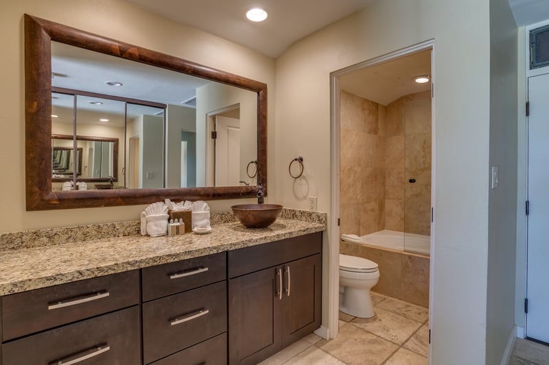 Bathed in soft tones and luxury textures, this master bathroom transforms everyday rituals into moments of pure, personalized indulgence    