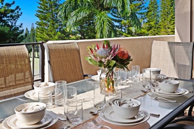 With each breeze and every plate set, this lanai transforms into a stage where nature performs its daily masterpiece KGV-14V3