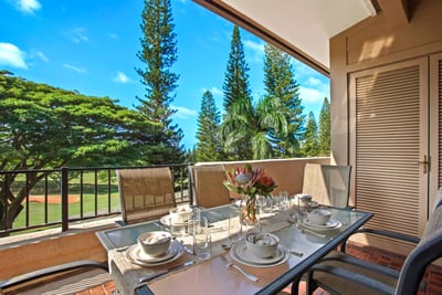 Set your table to the tune of chirping birds, rustling trees, and the gentle hush of the fairway breeze KGV-14V3