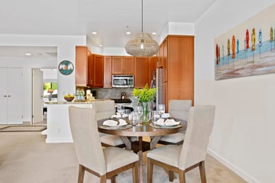 This charming dining space is where pancakes flip perfectly, laughs echo softly, and morning light dances on your plate KGV-14V3