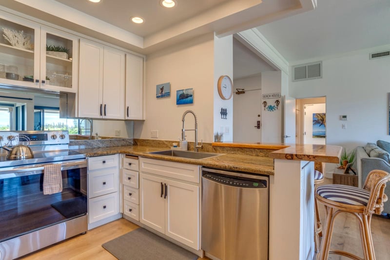 From espresso mornings to easy dinners, this light-filled kitchen is ready for whatever your day brings    KGV-19P2