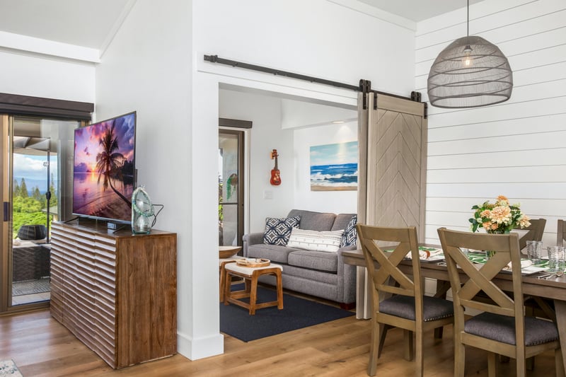 Bright, breezy, and beautifully curated, gather for meals, lounge with views, or slide into the cozy den for quiet moments KGV-19P2