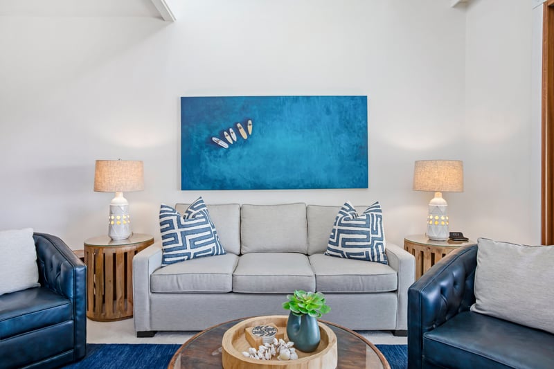 Between the bold blues and happy hues, this room has a way of making ordinary moments feel like magic KGV-20T8
