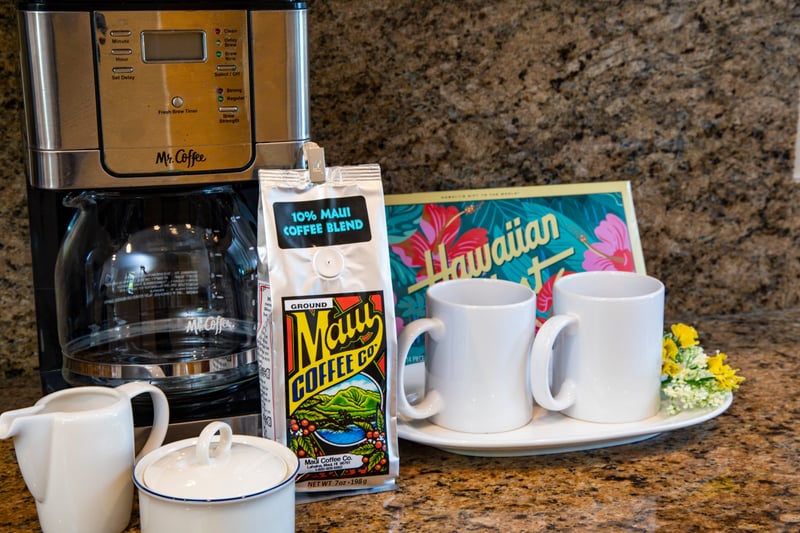 Step in, sip up—our gourmet-ready kitchen welcomes you with thoughtful touches and a dash of island flavor KGV-20T8