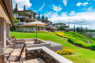 Terraced tranquility meets island charm—this lanai is your front-row seat to peaceful paradise KGV-21P2