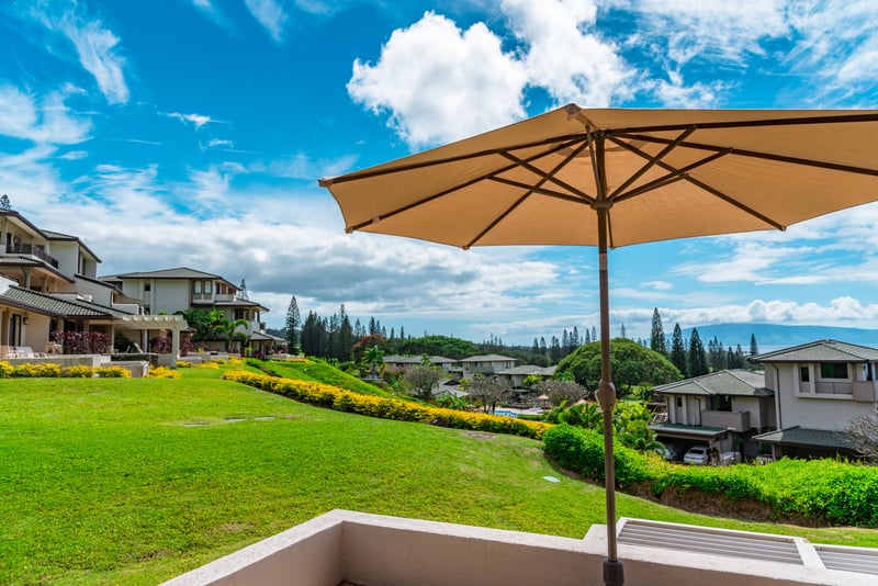 Rolling greens, sunny skies, and your private perch—this villa view checks every box for bliss KGV-21P2