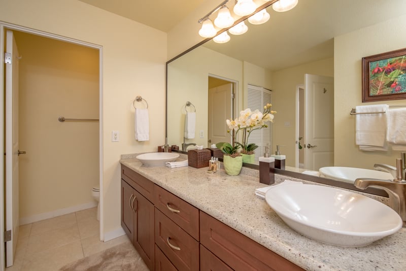 Crisp, curated, and just for you—this guest bathroom checks every comfort box
