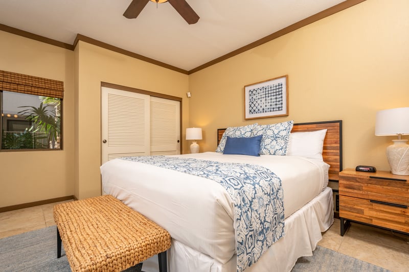 Curl up in coastal comfort after a day in the sun—this serene space invites rest, reflection, and a little bit of magic