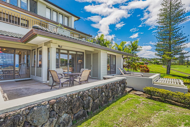 Tropical blooms, ocean breeze, and wide-open space—your lanai is calling for cocktails and conversations  