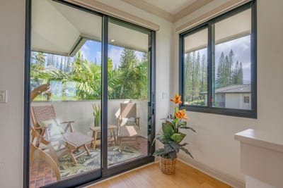 Feel the gentle trade winds and tropical warmth from this secret perch nestled among Maui’s vibrant canopy of green
