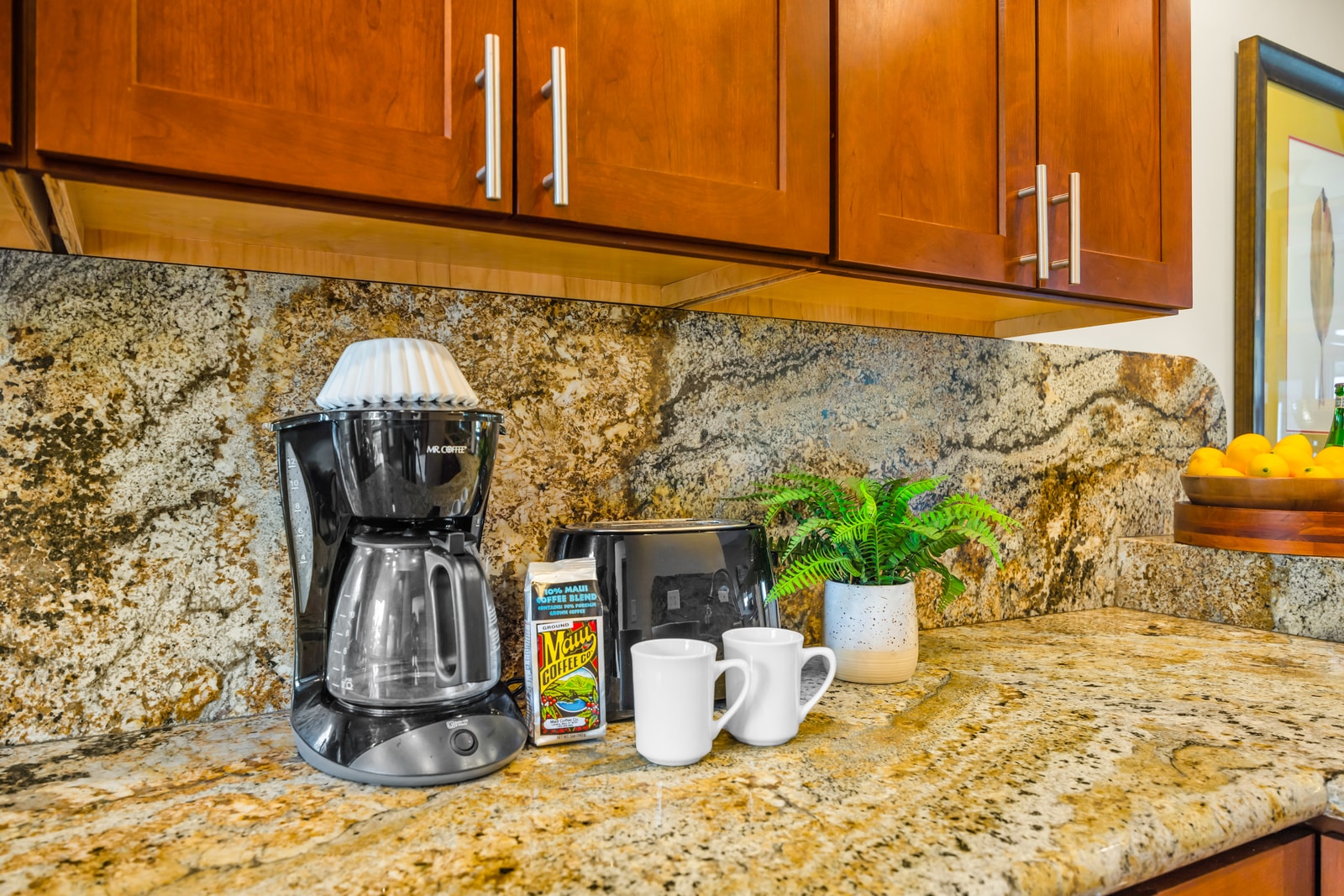 Enjoy locally grown coffee before you start each day