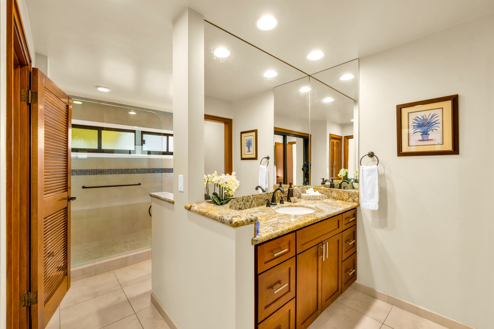 Refresh in a spa inspired primary bath