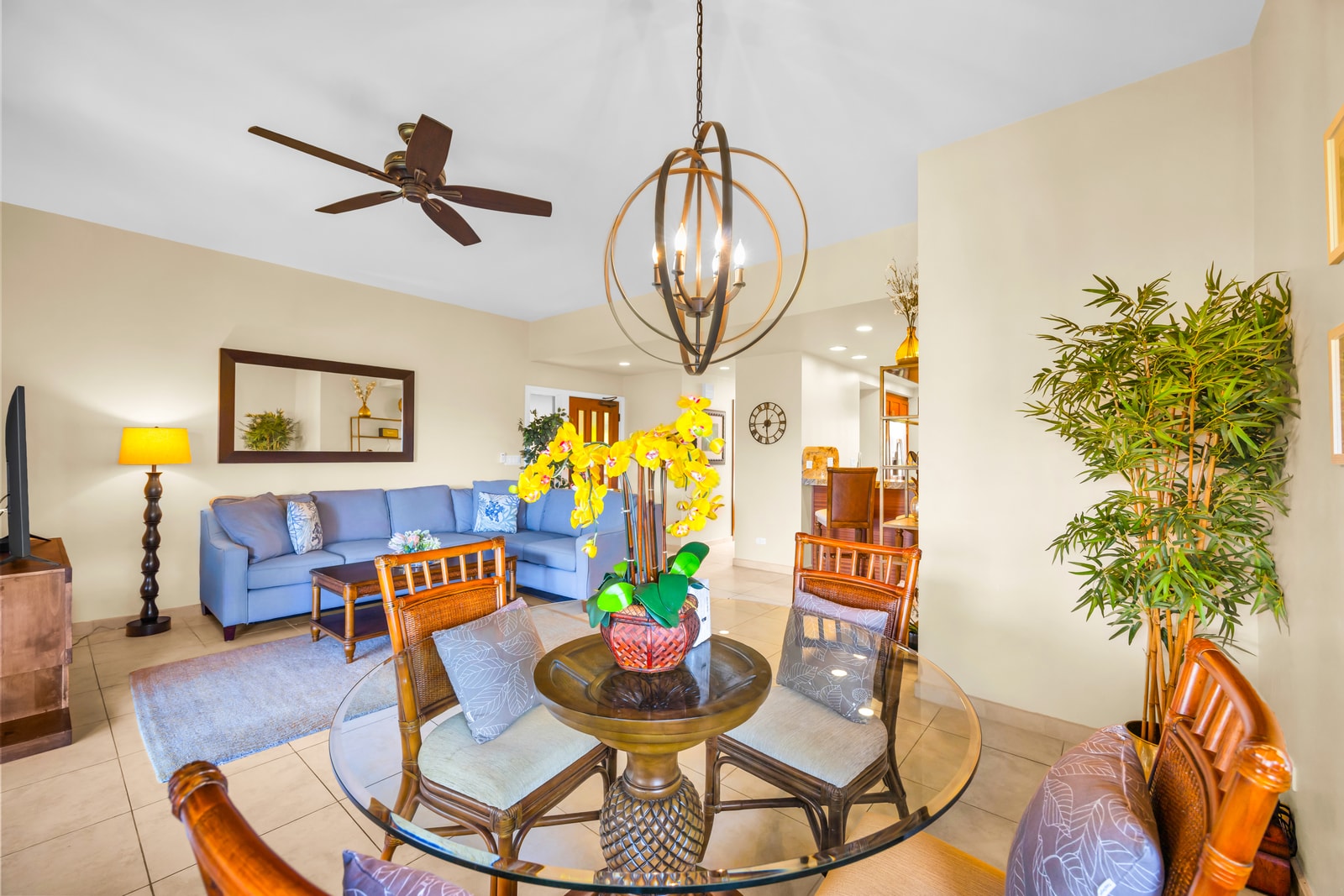 Casual dining space ideal for relaxed evenings