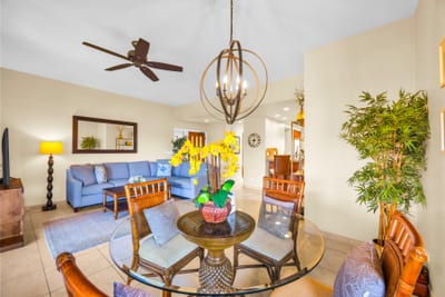 Casual dining space ideal for relaxed evenings