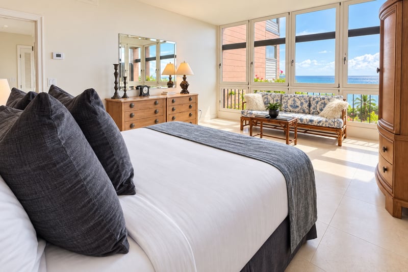 Wake up to views of paradise with these stunning ocean views, right from your bedroom.