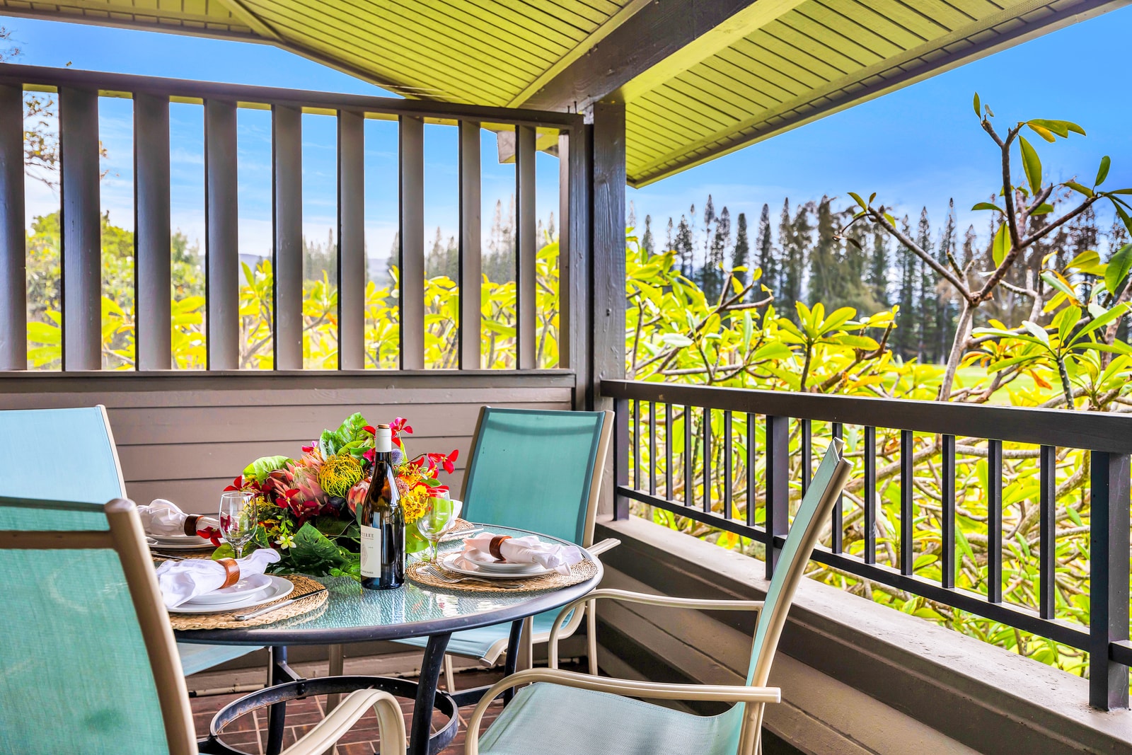 Relax on your private balcony, where distant ocean views and swaying palms set the tone. KRV-2121