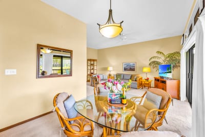 A dining space for four keeps meals and moments together in the heart of the home.