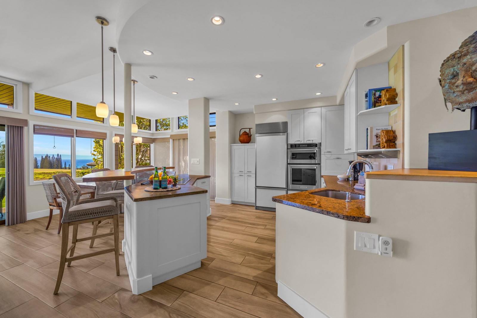 Open concept kitchen and living area perfect for entertaining