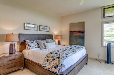 Wrap yourself in the cozy comfort of this tropically tranquil suite, where serenity is as abundant as the throw pillows KRV-722