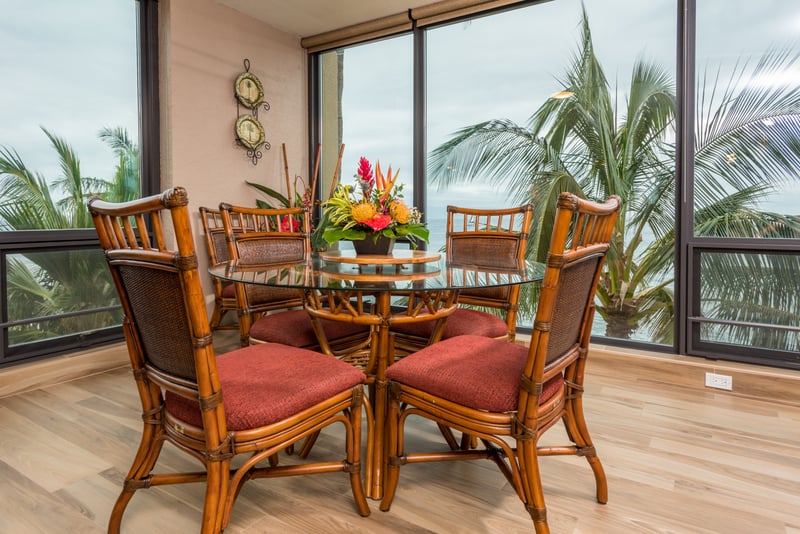 Dine among the treetops with panoramic ocean views, where every meal is serenaded by waves and rustling palms