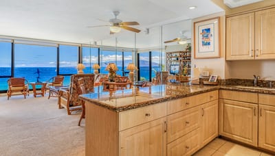 Cook with ease in a bright kitchen with stunning ocean views