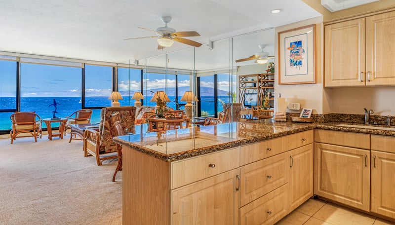 Cook with ease in a bright kitchen with stunning ocean views MAH-814