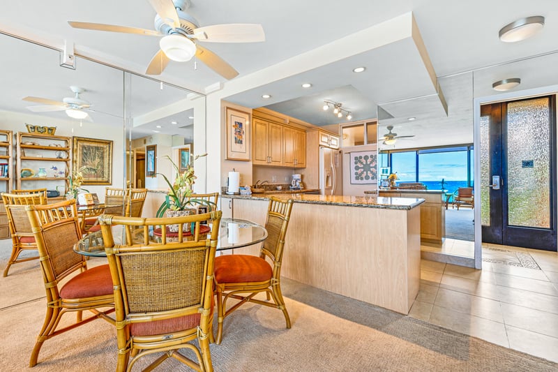 Island inspired decor invites you to relax and enjoy the aloha MAH-814