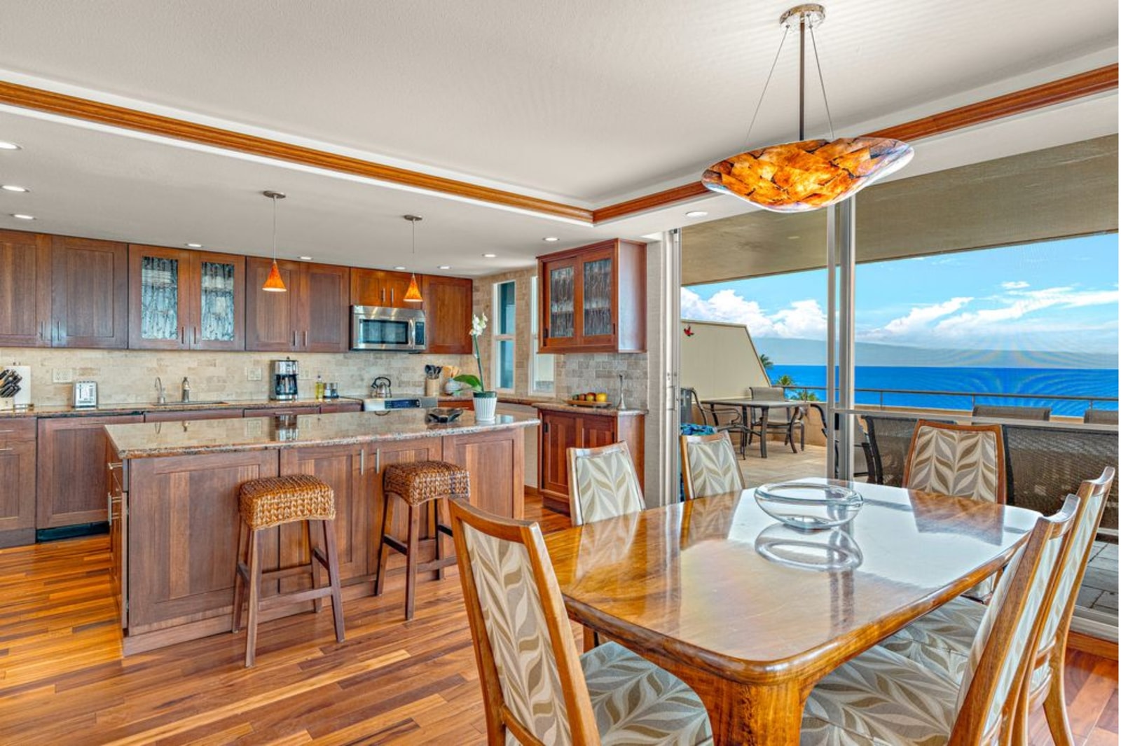 Your open concept living area is perfect for entertaining your whole group.