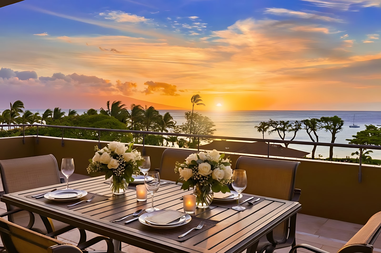 Incredible sunsets from your private lanai, overlook the Pacific Ocean. Welcome to Maui Kaanapali Villas A606