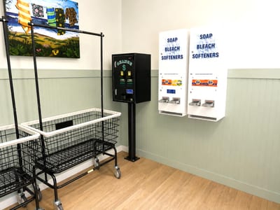 The common laundry area is found on site for convenience
