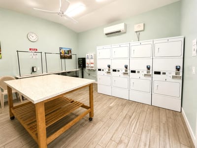 The common laundry area is found on site for convenience