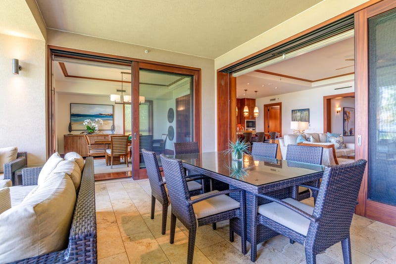 A lanai where island air hugs your shoulders, and the scent of grilled pineapple becomes a sacred rite    