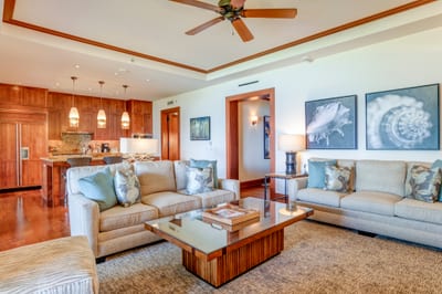 Sink into these sofas where island dreams stretch as wide as the sliding doors and nap time has no rules